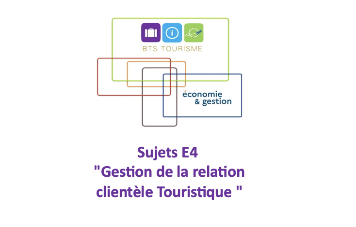 Logo E4 - Gestion de la relation clientèle Touristique (GRCT)